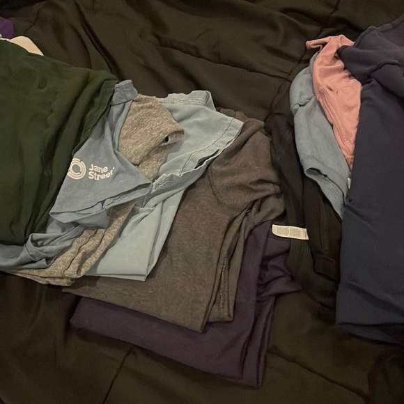 Random Long Short Sleeve Graphic T-Shirt Genderless Tech Prints or Joke S-M - Picture 3 of 16